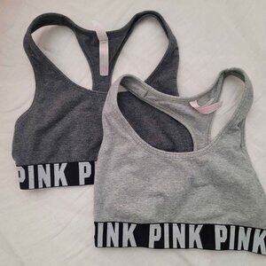 VS PINK Logo Band Racerback Bra Bundle